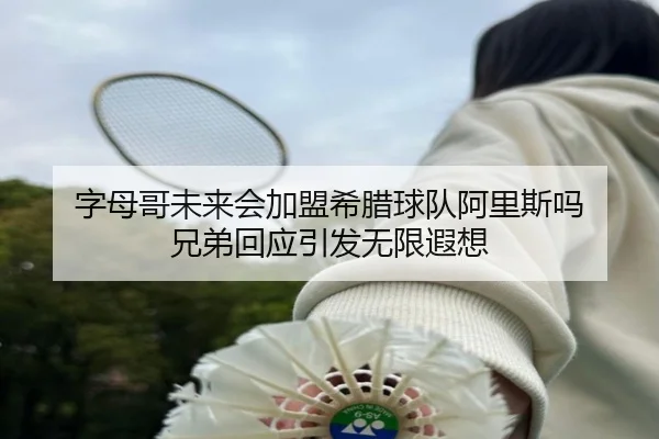 字母哥未来会加盟希腊球队阿里斯吗 兄弟回应引发无限遐想（FIFA）